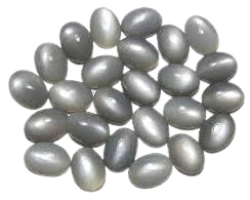 perles pierre de lune grise